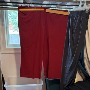 PANTS ALMOST NEW SEVERAL COLORS LISTED POCKETS SOLID/Stretch Waist Band